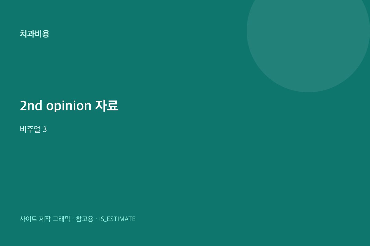 2nd opinion 받을 때 자료 준비 비주얼 3
