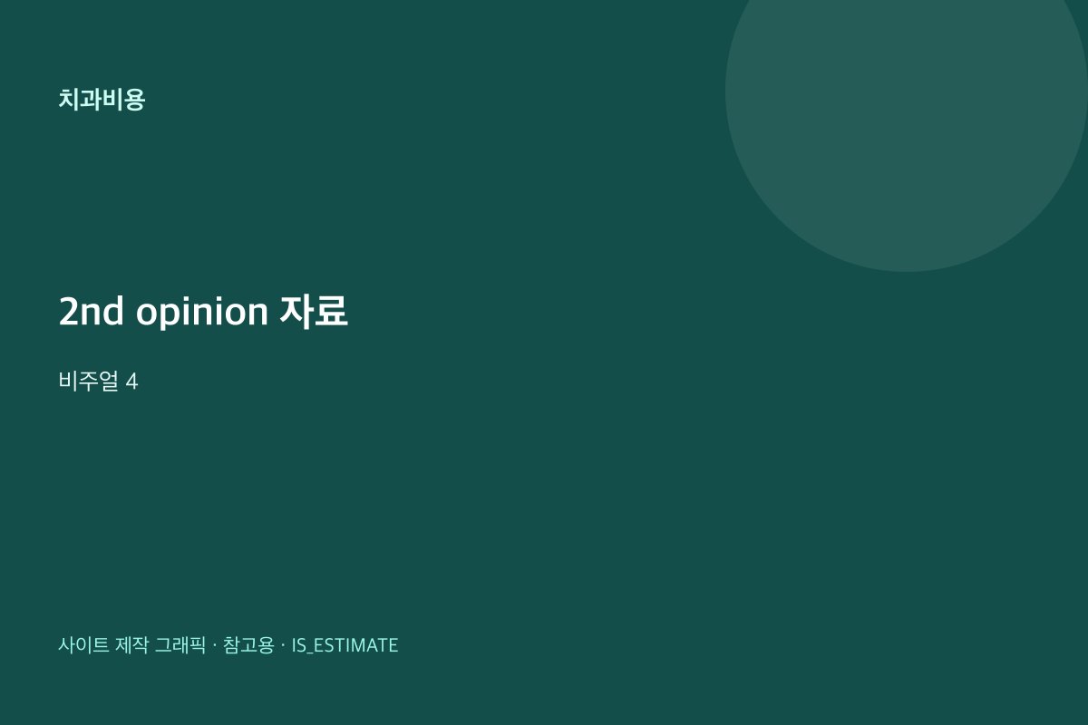 2nd opinion 받을 때 자료 준비 비주얼 4