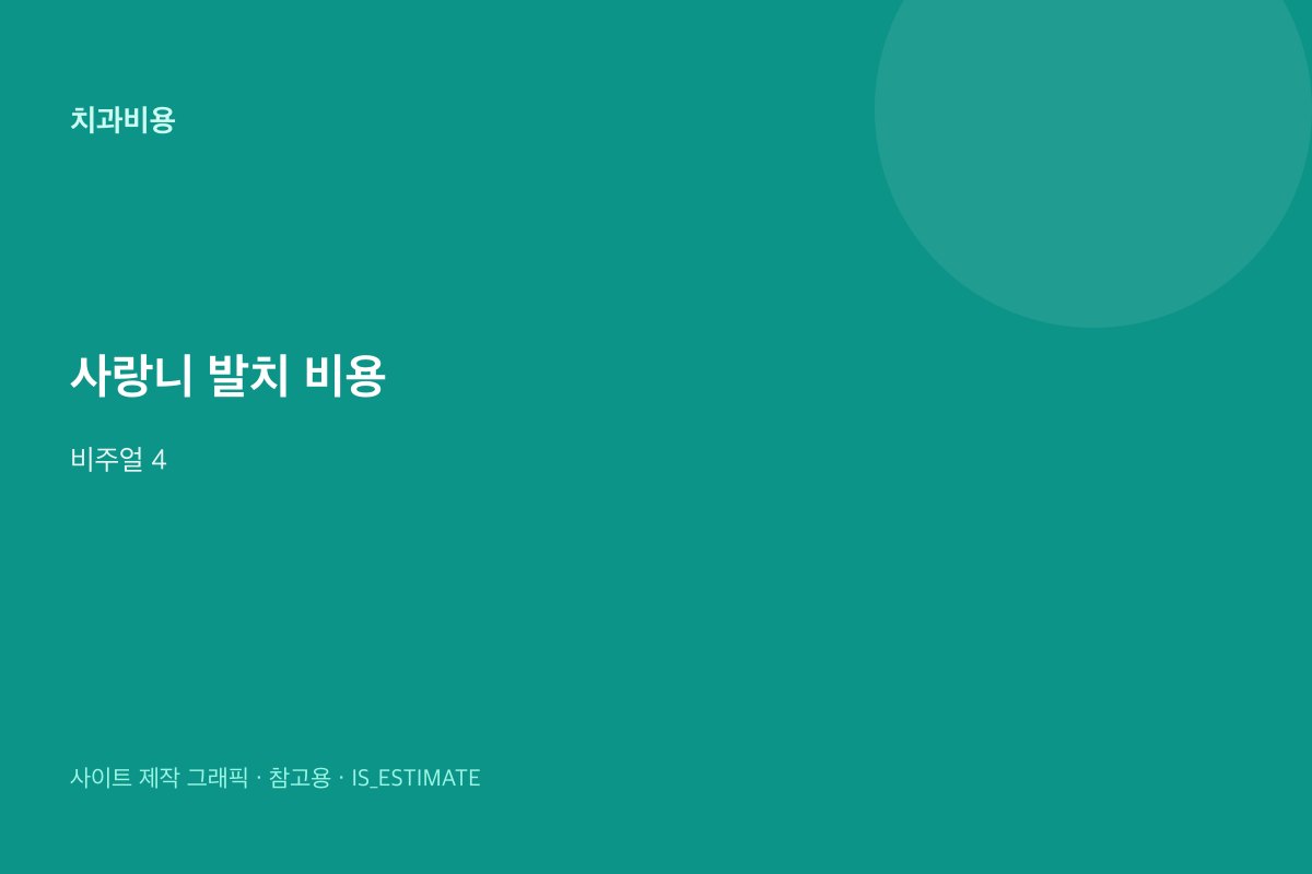 사랑니 발치 비용 | 급여·난이도 비주얼 4